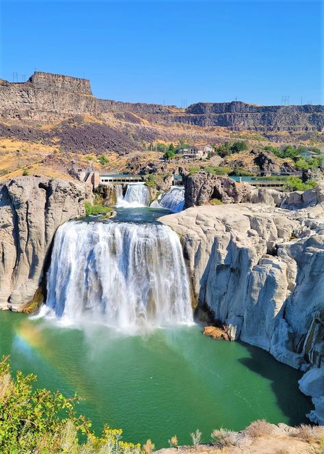 Shoshone Falls,Idaho-USA. - World Landscapes | Facebook Shoshone Falls Idaho, Shoshone Falls, Travel Goals, Idaho, Lake, Travel