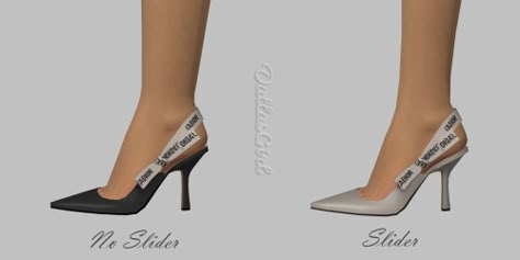 DallasGirl - J’adior Heeled Slingbacks - New Mesh Thank you to... Dior Slingback, The Sims 4 Custom Content, The Sims 4 Skin, Cc Shoes, Cc Clothes, Sims 4 Cc Shoes, Sims 4 Body Mods, Tumblr Sims 4, Timeless Shoes