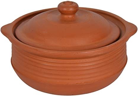 Village Decor Earthen Clay Cooking Pot Indian (3.3 Qt) Clay Cooking Pots, Clay Cooking Pot, The Best Soup, Soup Stock, Margaret Mead, Traditional Pottery, Stock Pots, Wine Guide, Cool Kitchen Gadgets