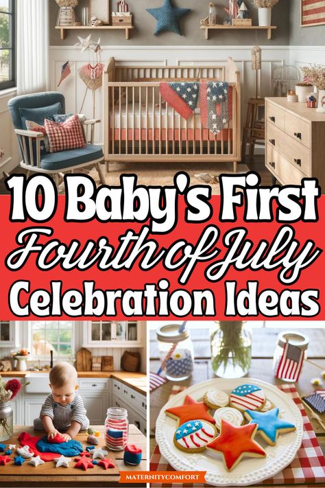 Are you looking for ways to celebrate your baby’s first Fourth of July? We've got 10 Sweet ideas for baby's first Fourth of July! Baby's first Fourth of July outfit ideas, and crafts for baby's first first Fourth of July that are easy to do. Baby's first 4th of July celebration ideas Fourth Of July Pictures, Fourth Of July Ideas, Fourth Of July Outfit Ideas, First Fourth Of July, July Pictures, July Outfit Ideas, Fourth Of July Outfit, Diy Baby Food, Storing Baby Clothes