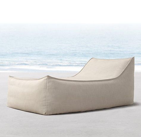 Ibiza Cream Bean Bag Lounger Bean Bag Design, Outdoor Bean Bag Chair, Beach House Rug, Bean Bag Lounger, Outdoor Bean Bag, Modern Hardware, Plywood Furniture, Furniture Vanity, Custom Size Rugs