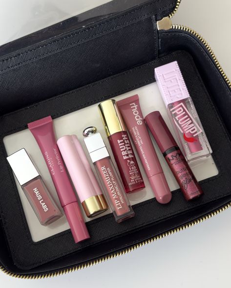 warm & cozy 🧸💘 i swear i come to life in the fall. happy new week (: 🔗 on LTK or comment SHOP https://liketk.it/4TkOO 🏷️ #fallstyle #lippies #rhodeskin #diorbeauty #mauve #hauslabs #thatgirlaesthetic #thatgirlroutine #makeupbag #makeupjunkie #falllifestyle #beautyaddict #ugccreator #burgundy #pinterestgirl fall lip shades, autumn lipstick colors, deep berry lips, warm nude lip shades, earthy lip tones, burgundy lip color, matte, brown lip shades, mauve lip color, rich lip hues, fall lip gl... Autumn Lipstick Colors, Mauve Lip Color, Autumn Lipstick, Whats In My Makeup Bag, In My Makeup Bag, Mauve Lips, Burgundy Lips, Fall Lips, My Makeup Bag