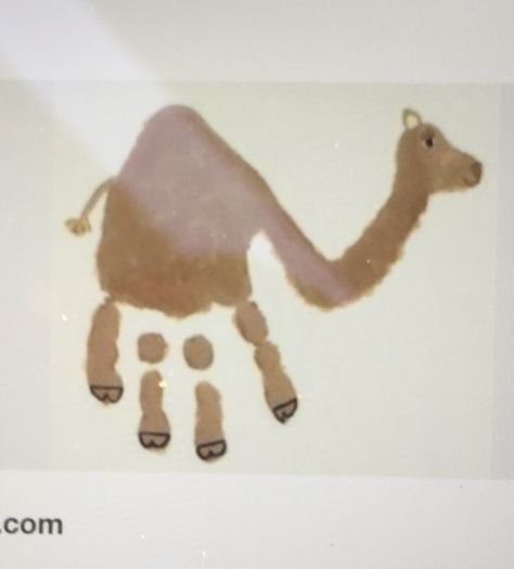 Camel Handprint Zoo Animals Preschool, Camel Craft, Desert Crafts, Diy With Kids, Hand Print Art, Zoo Crafts, Starověký Egypt, Camels Art, Preschool Units