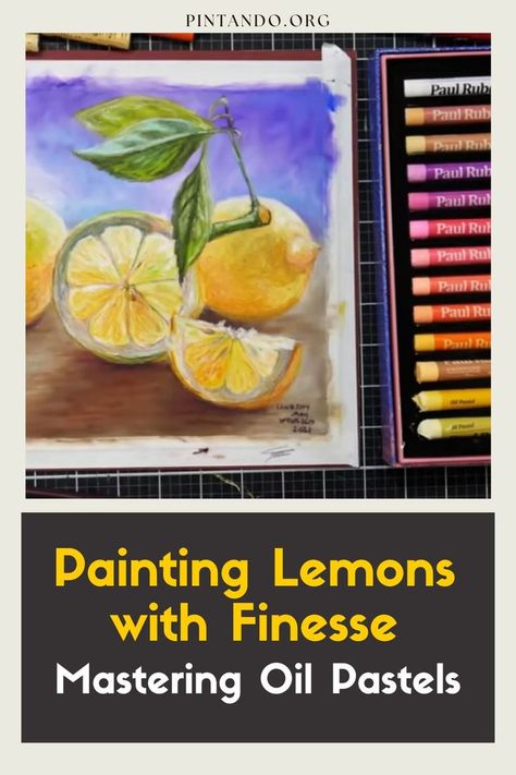 Discover your artistic prowess with our latest tutorial, 'Oil Pastel Tricks & Tips! Let's Paint Lemons & Learn!' Discover the vibrant world of oil pastels as we dive into the exquisite beauty of lemons. From blending techniques to texture exploration, this guide is your gateway to becoming a pastel maestro. Join us in this creative journey and infuse a burst of color into your art. Perfect for artists of all levels! In today's artistic journey, we're delving into the vibrant realm of oil pastels Texture Exploration, Painting Lemons, Blending Techniques, Colorful World, World Of Art, Oil Pastels, Drawing Lessons, Step By Step Drawing, Diy Home Crafts