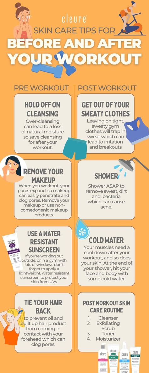 Pre and Post Workout Skin Care for Sensitive Skin – Cleure Mud Mask Recipes, Sulfate Free Body Wash, Women's Workout, Beauty Hacks Skincare, Oil Based Cleanser, Natural Beauty Diy, After Workout, Post Workout Food, Post Workout