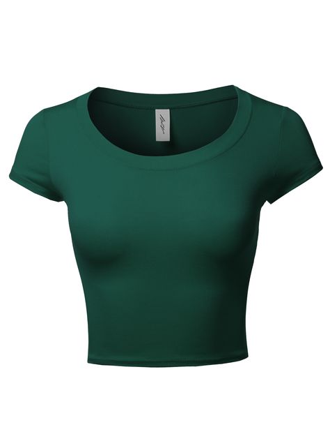 Green Fitted Crop Top, Dark Green Crop Top, Christmas Chronicles, Teen Wolf Outfits, Dark Green Top, Streamer Dr, Matching Costumes, Everyday Casual Outfits, Rayon Top