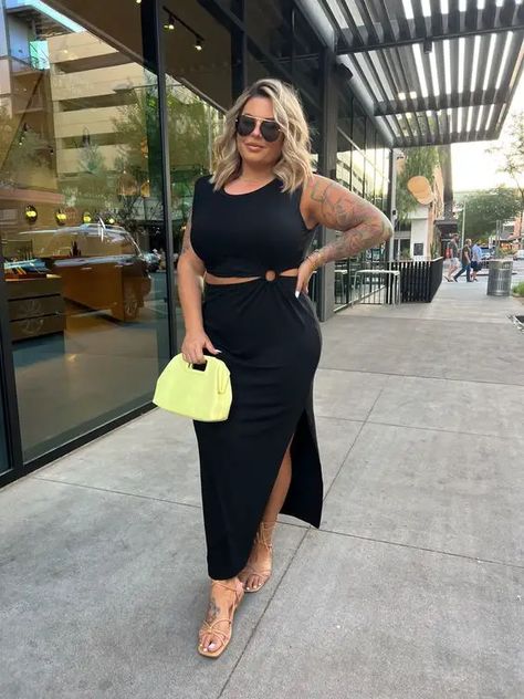 Plus Size Summer Outfits Big Bust, Casual Plus Size Outfits Summer, Cute Beach Outfits Plus Size, Mid Size Vacation Outfits, Resort Fits, Plus Size Vegas Outfits, Beach Outfits Women Plus Size, Curvy Summer Outfits, Fire Outfits