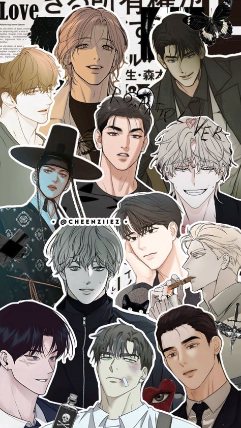 BL Manhwa | Phone Wallpaper/Lockscreen vers [ ⚠️DON’T REPOST/ RE-UPLOAD⚠️ ] Phone Wallpaper Lockscreen, Manhwa Men, Manhwa Wallpaper, Codename Anastasia, Aesthetic Core, Wanderer Art, Anime Boy Sketch, Art Manga, Anime Guys Shirtless