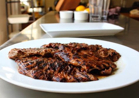 BBQ season starts officially starts. Asian-flavored flap steak. Flap Meat, Flap Steak, Chef John Recipes, Chef John, Meat Salad, Food Wishes, Video Recipes, Beef Steak, Steak Recipes