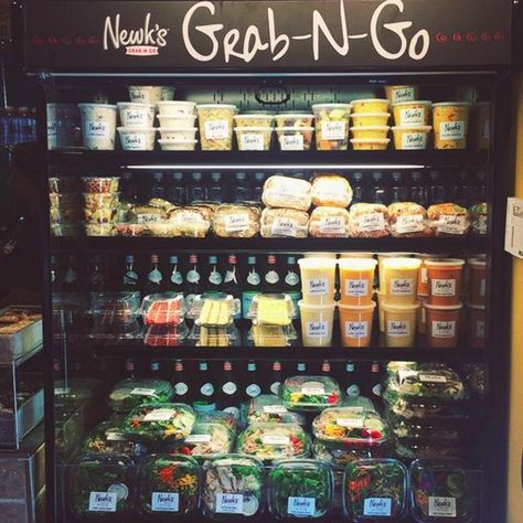 Between catching those #BlackFriday deals and enjoying something delicious for lunch, you shouldn't have to skip a beat.  Our Grab-N-Go cooler will power you up for an action-packed day of shopping. #InstantGrabification Local Food Shop, Salad Shop, Street Food Design, Juice Menu, Deli Cafe, Lunch Cafe, Deli Shop, Small Coffee Shop, Lunch Inspiration