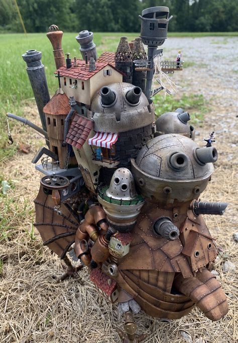 Castle Sculpture, Sculpture Studio, Build Inspiration, Castle Art, Punk Art, Junk Art, Art Theme, Mini Paintings, Art Sculpture