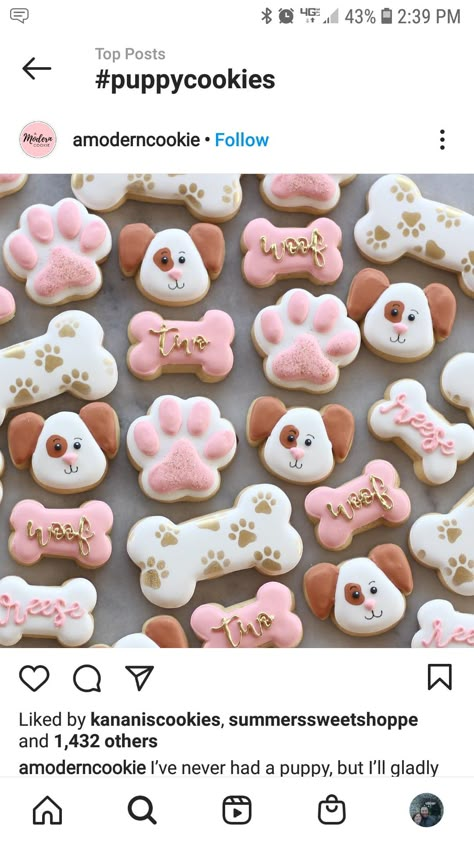 Two Let The Dogs Out Party Cookies, Puppy Theme Cookies, Two Let The Dogs Out Party Cake, Puppy Dog Cookies, Puppy Birthday Party Cookies, Puppy Decorated Cookies, Two Let The Dogs Out Cake, Puppy Pawty Birthday Cake, Dog Themed Birthday Cookies