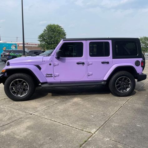 Purple Jeep Wrangler, Jeep Wrangler Girly, Pink Jeep Wrangler, Purple Jeep, Jeep Photos, Custom Jeep Wrangler, Pink Jeep, Girly Car, Dream Cars Jeep