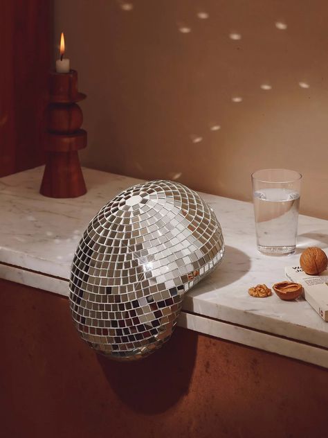 Quelle Fête Mini | ROTGANZEN Bartender Branding, Melting Disco Ball, Collaborative Furniture, Ball Sculpture, New Year's Party, Disco Fever, Deco Luminaire, Magic Mirror, Design Movements