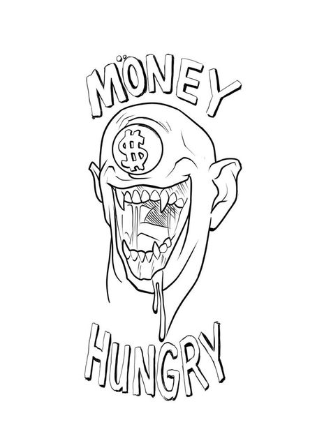 Money Hungry, Half Sleeve Tattoo Stencils, Cool Half Sleeve Tattoos, Half Sleeve Tattoos Drawings, Beginner Tattoos, Money Tattoo, Tattoo Outline Drawing, Tattoo Zeichnungen, Forearm Sleeve Tattoos