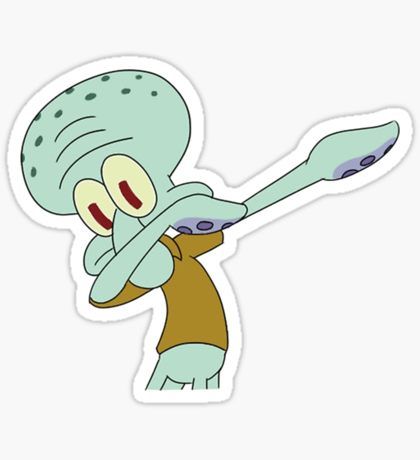 Squidward Tentacles, طابع بريدي, Preppy Stickers, Homemade Stickers, Cute Laptop Stickers, Bubble Stickers, Tumblr Stickers, Meme Stickers, 자수 디자인