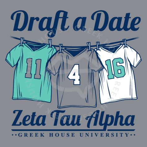 Draft A Date Sorority, Social Chair Ideas Sorority, Date Party Ideas Sorority Social Themes, Semi Formal Themes Sorority, Sorority Event Ideas, Tri Delta Shirts, Sorority Social Themes, Sorority Rush Shirts, Sorority Recruitment Shirts