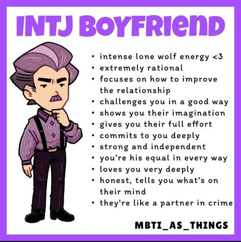 Istj Intj Relationship, Intj Personality Characters, Mbti Boyfriend, Mbti As Things, Mbti Dating, Intj Boyfriend, Infj Intj, Mbti Intj, Personalidad Infj