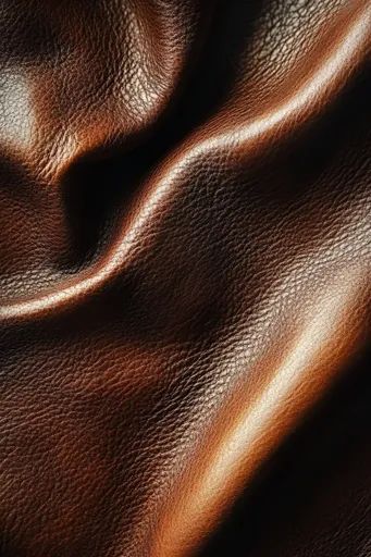 ↑↑↑ Larger size on website 🔸 The image shows a close-up of brown leather, with a smooth, textured surface. The leather is wrinkle Textured Leather Fabric, Leather Texture Drawing, Rich Brown Aesthetic, Autumn Texture, Brown Leather Texture, Leather Aesthetic, Leather Bag Design, Texture Drawing, Strength Of A Woman