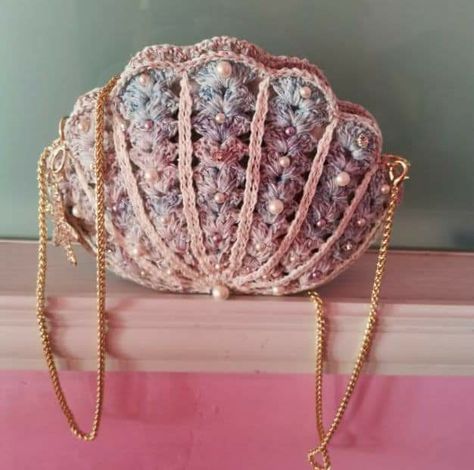 Crocheted Purse, Sac Diy, Mode Crochet, Crochet Clutch, Crochet Handbags Patterns, Handbag Pattern, Crochet Bags Purses, Crochet Diy, Crochet Bag Pattern