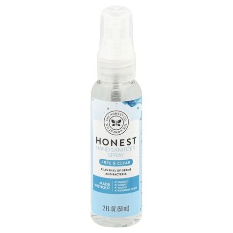 The Honest Co. Free & Clear Hand Sanitizer Spray is a fan favorite. It's travel-friendly, so you can have clean hands wherever you go. Plus, it's made with all non-toxic and safe ingredients. #honest #handsanitizer #cleanhands #nontoxic Fragrance Free Shampoo, Hand Sanitizer Spray, Sanitizer Spray, The Honest Company, Honest Company, Hand Sanitizers, Fragrance Spray, Quick Cleaning, Clean Hands