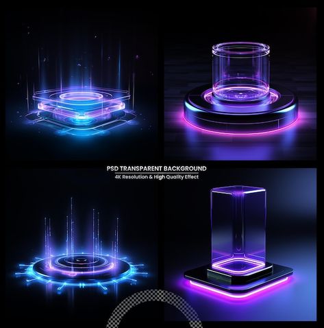 Futuristic Portal, Hologram Technology, Psd Icon, Iconic Photos, Vector Photo, User Interface, Portal, Technology