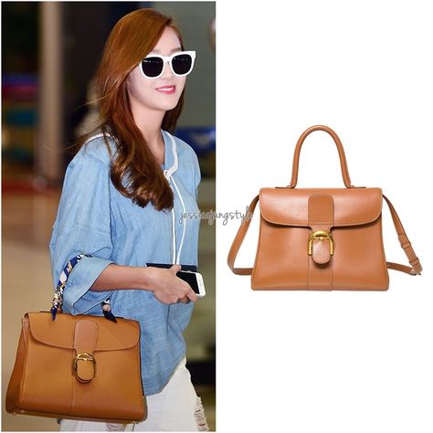 May 27, 2015 | Incheon airport Delvaux: Brilliant MM bag in Cognac Worn with: Lucky Chouette blouse Luxury Chic Cognac Saddle Bag, Formal Cognac Saddle Bag, Luxury Business Cognac Saddle Bag, Luxury Cognac Saddle Bag, Delvaux Bag Outfit, High-end Cognac Bags For Everyday Use, Delvaux Bag, Sailor Collar Blouse, Delvaux Brillant