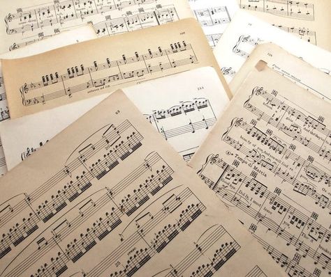 Book Heart, Film Pics, Old Sheet Music, Vintage Stickers, Music Paper, Music Page, Old Music, Music Sheets, Vintage Sheet Music