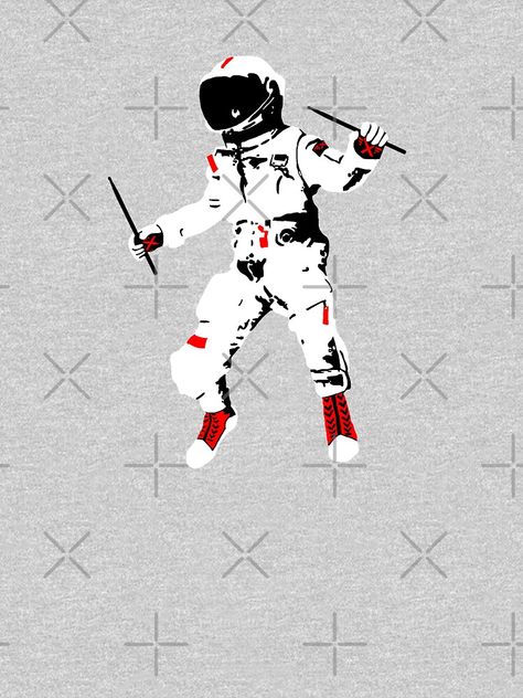 Astronaut Drummer, Drummer T Shirts, Space Tattoo, Rocket, Drums, Independent Artist, Snoopy, For Sale, Music