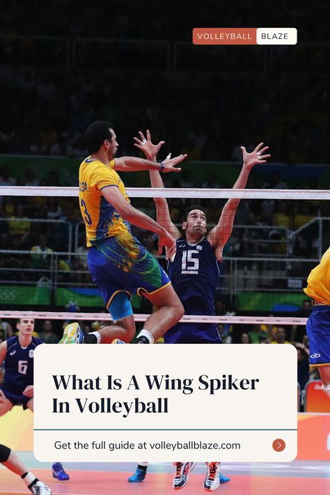 What Is A Wing Spiker In Volleyball Spiker Volleyball, A Wing, Volleyball, The Game