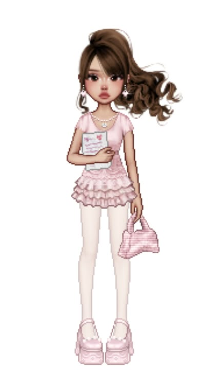 https://everskies.com Y2k Outfits Pink And White, Everskies Valentines Outfit, Everskies Outfits Y2k Pink, Y2k Valentines Outfit, Coquette Valentines Outfit, Coquette Soft Style Outfit, Everskies Pink Outfits, Soft Y2k Outfits, Doll Outfits Aesthetic