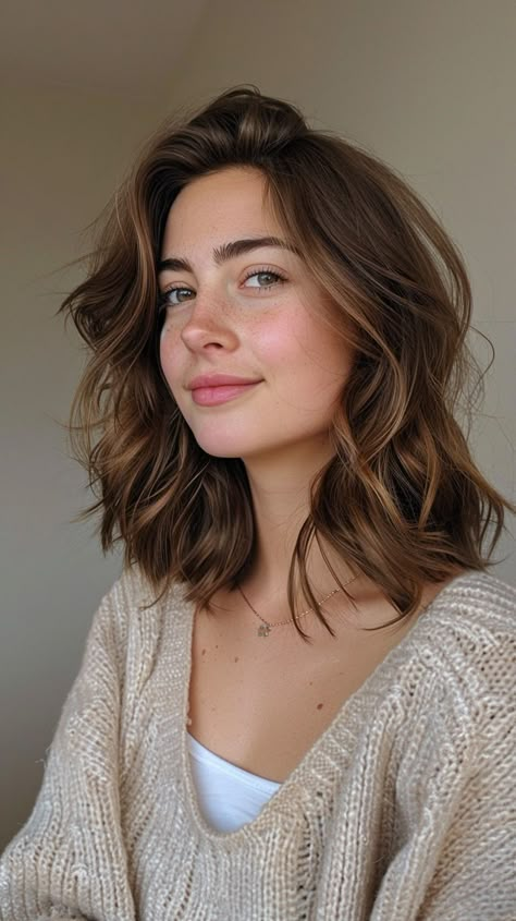 Divine Dynamics: Effortless Haircut Elegance Stylish Medium Haircuts For Women, Effortless Haircut, Hair Cuts Oval Face, Blonde Boyfriend, Boyfriend Bob, Haircut For Round Face Shape, Highlighted Bob, In Haircuts, 2024 Haircut