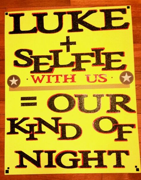 Another one of my concert posters for LUKE! Luke Bryan Concert, Concert Signs, Posters Diy, Shake It For Me, Country Music Lyrics, Girl Posters, Country Concerts, Luke Bryan, Poster Ideas