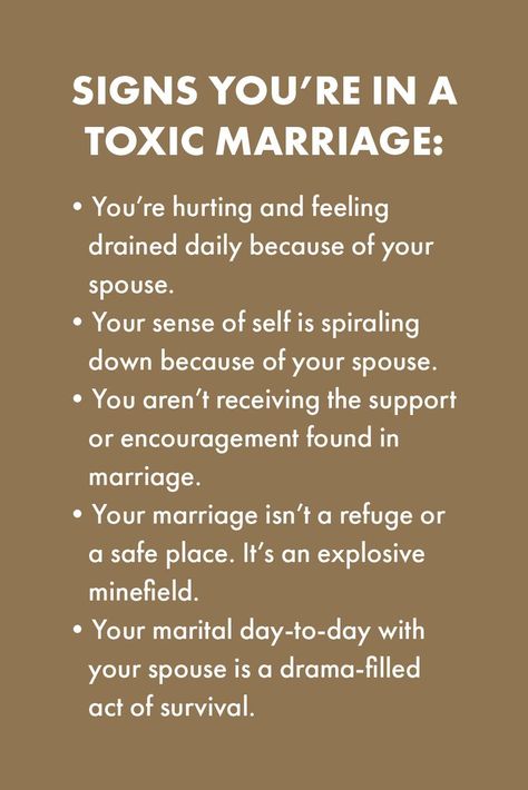 Here are signs that you may be in a toxic marriage. Bad Marriage Quotes, Toxic Marriage, Marriage Signs, Bad Marriage, Feeling Drained, Bad Relationship, New Year New Me, Husband Quotes, Marriage Life