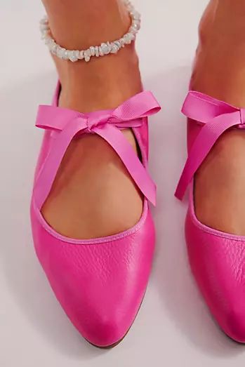 Fun Flats, Intentionally Blank, Pink Ballet Flats, Strap Flats, Best Flats, Ultra Classic, Ankle Strap Flats, Flats Shoes, Ribbon Tie