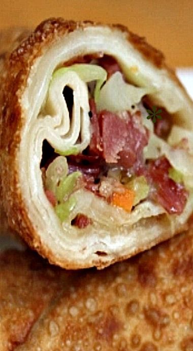 Corned Beef and Cabbage Egg Rolls Corn Beef And Cabbage Egg Rolls, Corned Beef And Cabbage Egg Rolls, Corn Beef Egg Rolls Recipes, Corn Beef Egg Rolls, Corned Beef Egg Rolls Recipes, Irish Egg Rolls, Ruben Egg Rolls Recipe, Corned Beef Egg Rolls, Cabbage Egg Rolls