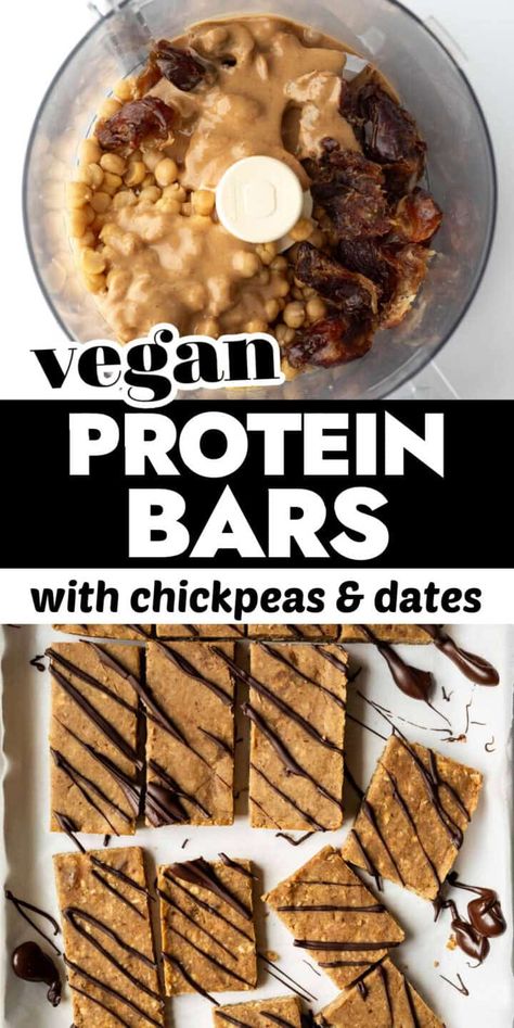 Vegan Protein Bars Vegan Protein Bars Recipe, Easy Vegan Protein, Protein Bar Recipe Healthy, Vegan Protein Snacks, Protein Bars Recipe, Homemade Protein Powder, Bars Recipes Healthy, High Protein Recipes Dinner, Vegan Protein Recipes