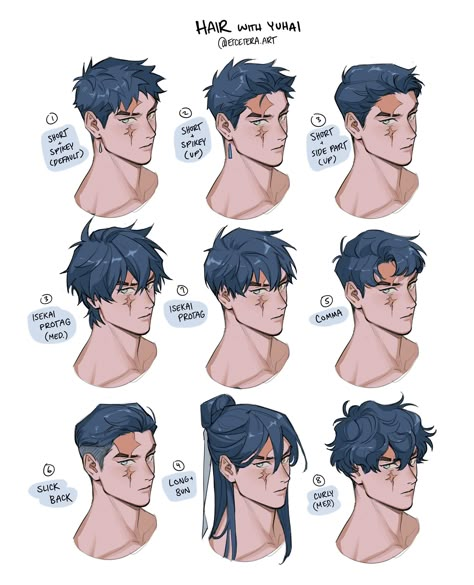 Pelo Anime, Hair Sketch, Hair References, Male Hair, Drawing Help, Drawing Hair, Hair Drawing, Art Help, Drawing Refs