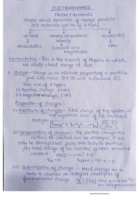 Electric Field Physics Notes, Class 12th Biology Notes, Electric Charges And Fields Notes, Chemistry Notes Class 12, Physics Notes Class 12, Electricity Notes, Class 12 Chemistry Notes, Class 12 Notes, Chemistry Class 12