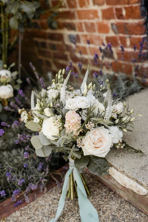 Summer wedding bridal bouquet with sage green hand dyed ribbon 📸 Lucie Watson Photography 🌸 Hannah Rose Flowers Bouquet Sage Green, Sage Green Flowers, Green Wedding Bouquet, Hannah Rose, Green Bouquet, Sage Green Wedding, Green Hand, Wedding Bridal Bouquets, Rose Flowers