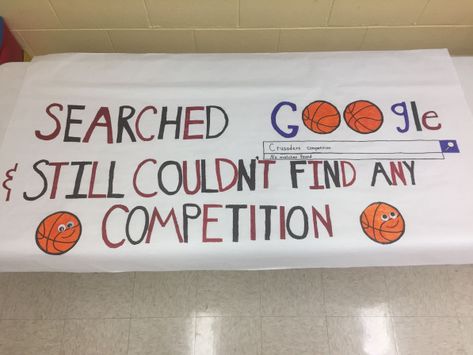 Related image #basketball #basketball #signs Signs For Games, Hoco Campaign, School Spirit Ideas Pep Rally, High School Football Posters, Cheerleading Signs, Football Banners, School Spirit Posters, Pep Squad, Bobcat Football