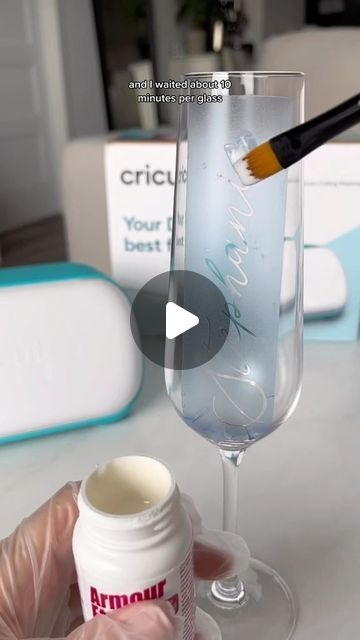 Stephanie on Instagram: "DIY champagne glasses for my wedding with me with my @cricut 🤍👰🏻‍♀️🍾🥂 AD #cricut #cricutmade #weddingDIY" Glass Engraving Ideas, Diy Champagne Glasses, Glass Engraving, Instagram Diy, Champagne Glasses, My Wedding, Diy Wedding, Champagne, Wedding Ideas