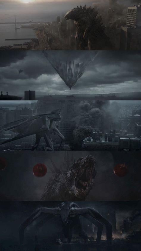 Godzilla Aesthetic, Movie Film Aesthetic, 2014 Aesthetic, Godzilla Movie, Godzilla 2014, All Godzilla Monsters, Skull Island, H Logos, Godzilla Vs