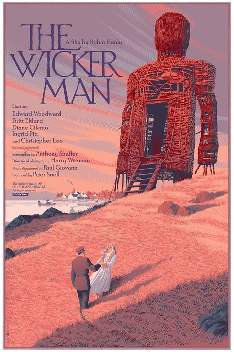 The Wicker Man, Mondo Posters, Old Posters, Red King, Wicker Man, Blair Witch, Best Movie Posters, Film Genres, Film Poster Design