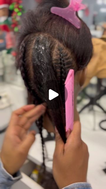 Braided Hairstyles On Mannequin, Mannequin Hairstyles Ideas, Diy Stitch Braids, How To Scalp Braid, How To Scalp Braid Step By Step, How To Box Braids, How To Braid From The Scalp Step By Step, Manniquine Head Hairstyles, Mannequin Hairstyles Braids