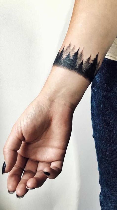 Wristband Tattoo, Natur Tattoo Arm, Wrist Tattoo Cover Up, Tattoo Band, Cute Tattoos On Wrist, Cuff Tattoo, Nature Tattoo Sleeve, Forearm Band Tattoos, Band Tattoo Designs