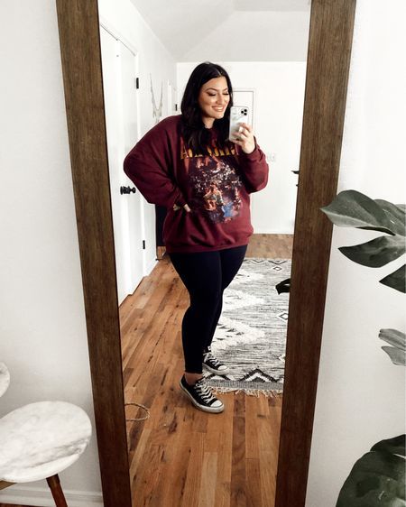 Plus Size Lazy Day Outfits, Plus Size Comfy Outfits, Plus Size Edgy, Plus Size Legging Outfits, Nirvana Unplugged, Plus Size Grunge, Errands Outfit, Plus Size Fall Outfit, Outfit Inspo Casual