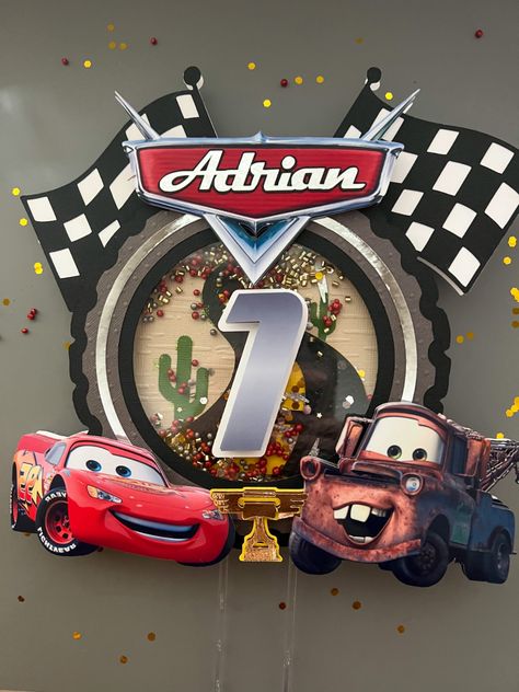 The best Cars duo! This cake topper will be the show case to your cake decor. Tow Truck Cake, Lightning Mcqueen Cake Topper, Mcqueen Cake Topper, Lightning Mcqueen Party, Truck Cake Topper, Disney Cars Cake, Lightning Mcqueen Cake, Mcqueen Cake, Car Cake Toppers