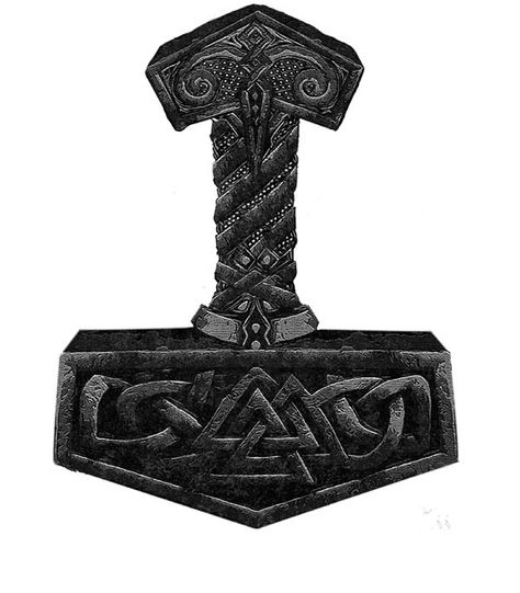 Mjolnir Tattoo Norse Mythology, Thor Tattoo Design, Thors Hammer Tattoo, Thor Hammer Tattoo, Mjolnir Tattoo, Thor Tattoo, Hammer Tattoo, German Tattoo, Hand Ideas