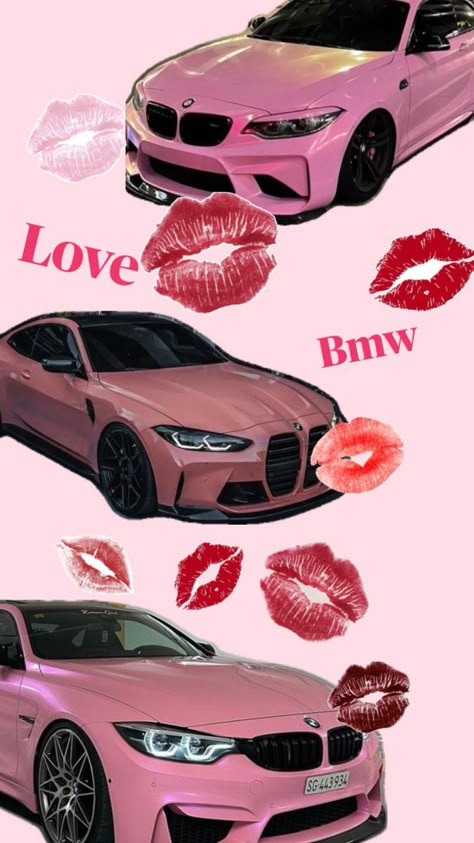 Love bmw Pink Bmw Aesthetic, Bmw Rose, Porsche Pink, Pink Bmw, Cute Uggs, Serie Bmw, Bmw Girl, Pink Cars, Carros Bmw